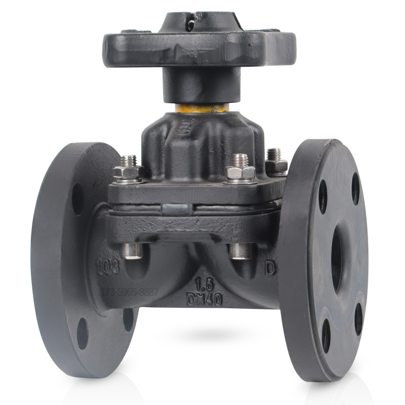 Manual diaphragm valve