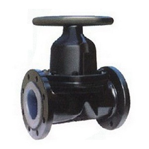 Manual weir diaphragm valve