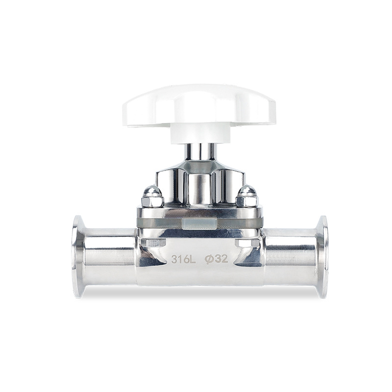 Sanitary diaphragm valve