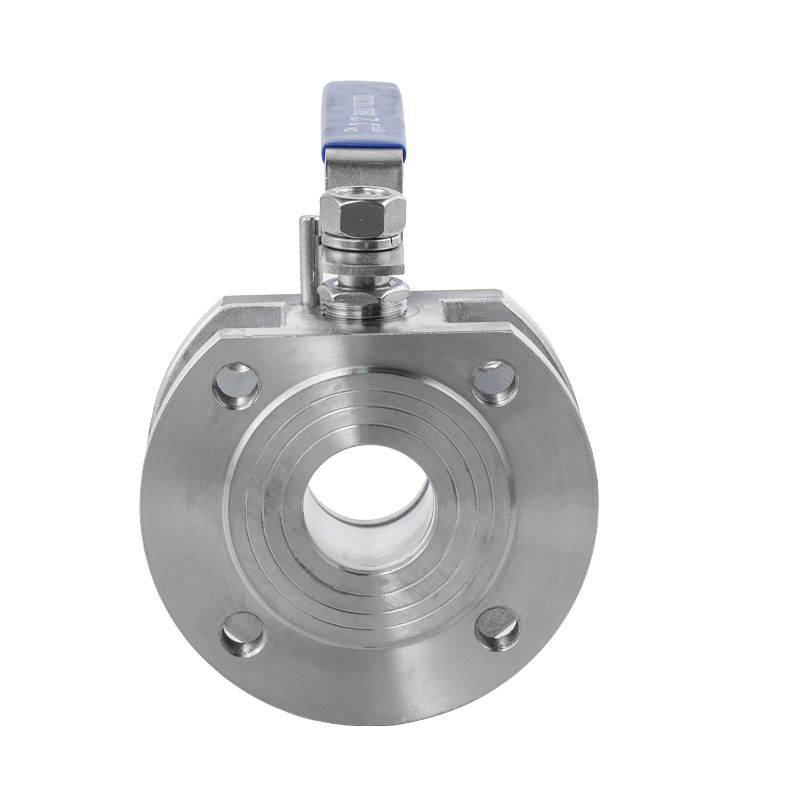 Stainless steel wafer ball valve